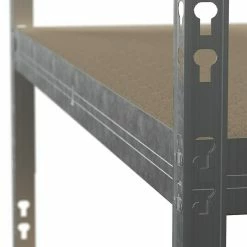 BAUHAUS Regalux Metall-Schwerlastregal L X B X H: 40 X 90 X 180 Cm, Traglast: 175 Kg/Boden, Anzahl Böden: 5 Stk., Stecken, Grau -Regale Verkaufsladen 12 5