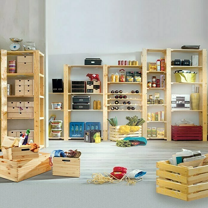 BAUHAUS Regalux Regalsystem Heavy Regalboden 46,2 X 80 Cm, Holz 2 BAUHAUS Regalux Regalsystem Heavy Regalboden 46,2 X 80 Cm, Holz – Bild 2