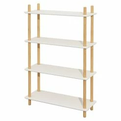 BAUHAUS Scan Trend Regal L X B X H: 26 X 76 X 111,5 Cm, Weiß