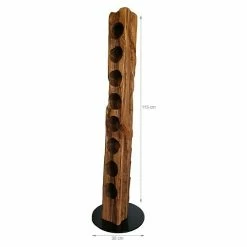 BAUHAUS Wood & Wishes Weinregal Premium Höhe: 113 Cm, Anzahl Flaschen: 8 Stk., Palisander -Regale Verkaufsladen 12 511