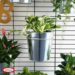 BAUHAUS Bellissa Blumentopfhalter Fermo Durchmesser: 17 Cm, Silber -Regale Verkaufsladen 12 543