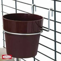 BAUHAUS Bellissa Blumentopfhalter Fermo Durchmesser: 17 Cm, Silber -Regale Verkaufsladen 12 544