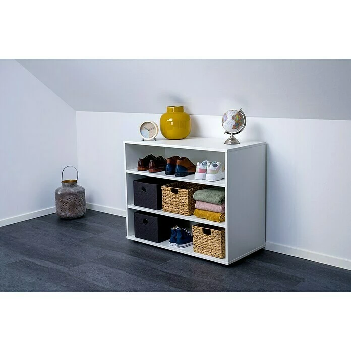 BAUHAUS Room Plaza Easy Doing Regal 1.000 X 500 Mm X 801 Mm, Weiß 2 BAUHAUS Room Plaza Easy Doing Regal 1.000 X 500 Mm X 801 Mm, Weiß – Bild 2