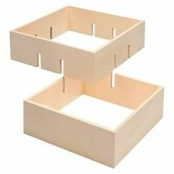 BAUHAUS Rahmen-Set Design-Rahmen 3 Stk., Holz, Quadratisch