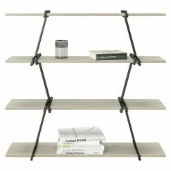 BAUHAUS Phönix Regal Babylon L X B X H: 30 X 120 X 134 Cm, Eiche, Traglast: 10 Kg/Boden -Regale Verkaufsladen 12 585