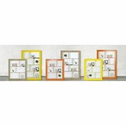 BAUHAUS Phönix Regal Frame L X B X H: 31,5 X 108,8 X 158,8 Cm, Holzfarben/Weiß, Traglast: 5 Kg/Boden -Regale Verkaufsladen 12 639