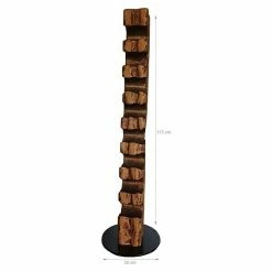 BAUHAUS Wood & Wishes Weinregal Premium Seitlich Höhe: 113 Cm, Anzahl Flaschen: 8 Stk., Holz, Palisander -Regale Verkaufsladen 12 705