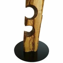 BAUHAUS Wood & Wishes Weinregal Premium Seitlich Höhe: 113 Cm, Anzahl Flaschen: 8 Stk., Holz, Eiche -Regale Verkaufsladen 12 719