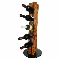 BAUHAUS Wood & Wishes Weinregal Premium Höhe: 78 Cm, Anzahl Flaschen: 5 Stk., Holz, Palisander