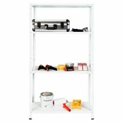 BAUHAUS Regalux Metallregal Höhe: 150 Cm, Traglast: 50 Kg/Boden -Regale Verkaufsladen 12 8