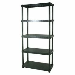 BAUHAUS Regalux Kunststoffregal Urano L X B X H: 40 X 90 X 188 Cm, Traglast: 55 Kg/Boden