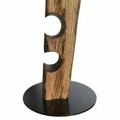 BAUHAUS Wood & Wishes Weinregal Premium Seitlich Höhe: 158 Cm, Anzahl Flaschen: 11 Stk., Holz, Nussbaum -Regale Verkaufsladen 12 836