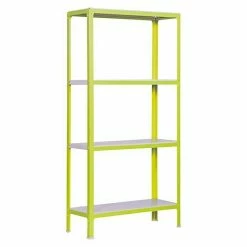 BAUHAUS Simonrack Homeclick Metallregal Mini L X B X H: 40 X 80 X 160 Cm, Traglast: 150 Kg/Boden, Anzahl Böden: 4 Stk., Grün