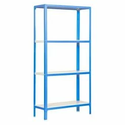 BAUHAUS Simonrack Homeclick Metallregal Mini L X B X H: 40 X 80 X 160 Cm, Traglast: 150 Kg/Boden, Anzahl Böden: 4 Stk., Blau