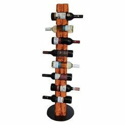 BAUHAUS Wood & Wishes Weinregal Premium Seitlich Höhe: 113 Cm, Anzahl Flaschen: 8 Stk., Holz, Mahagoni