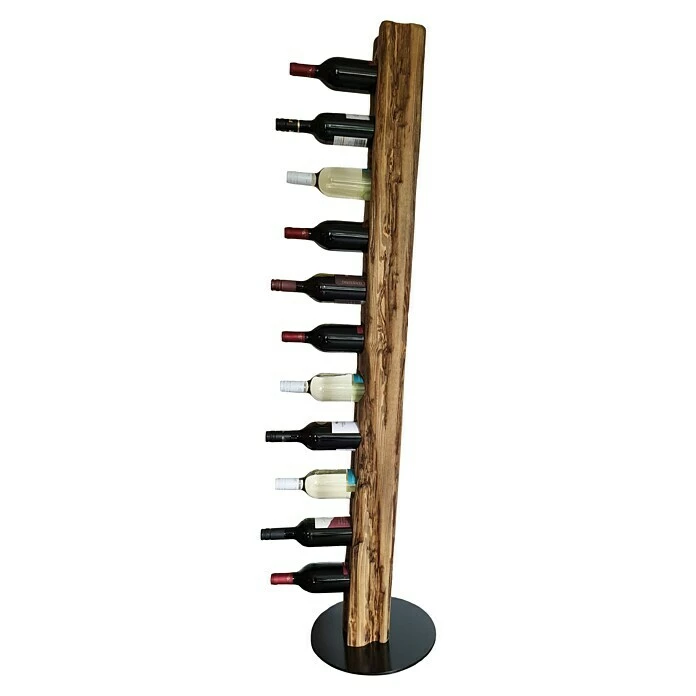 BAUHAUS Wood & Wishes Weinregal Premium Höhe: 158 Cm, Anzahl Flaschen: 11 Stk., Holz, Nussbaum 2 BAUHAUS Wood & Wishes Weinregal Premium Höhe: 158 Cm, Anzahl Flaschen: 11 Stk., Holz, Nussbaum – Bild 2